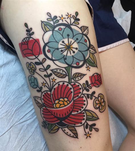 floral tattoo styles